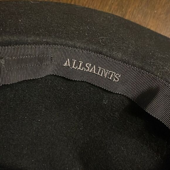 ALLSAINTS Eyelet Band Wool Fedora NWT main image 9